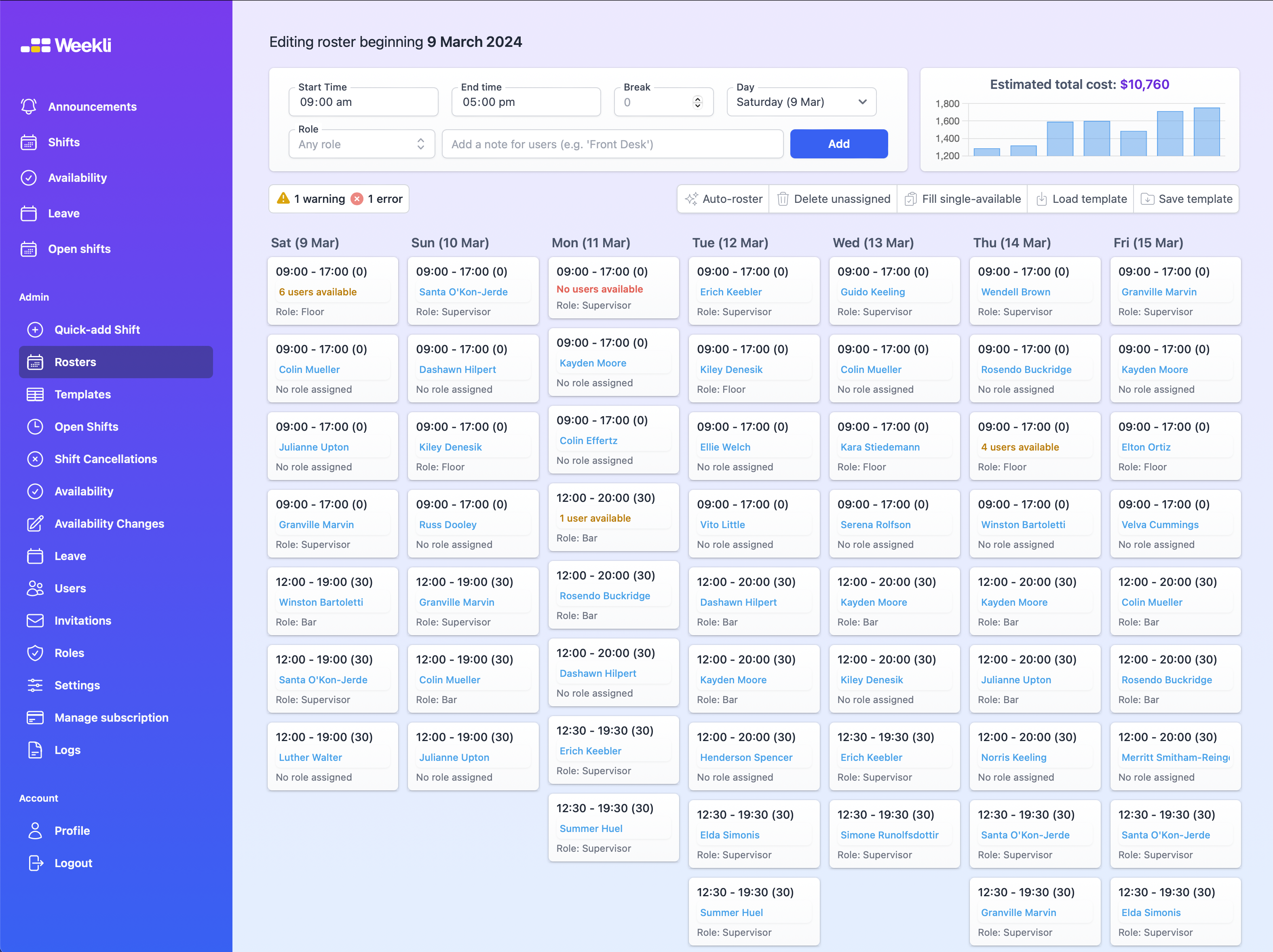 App screenshot